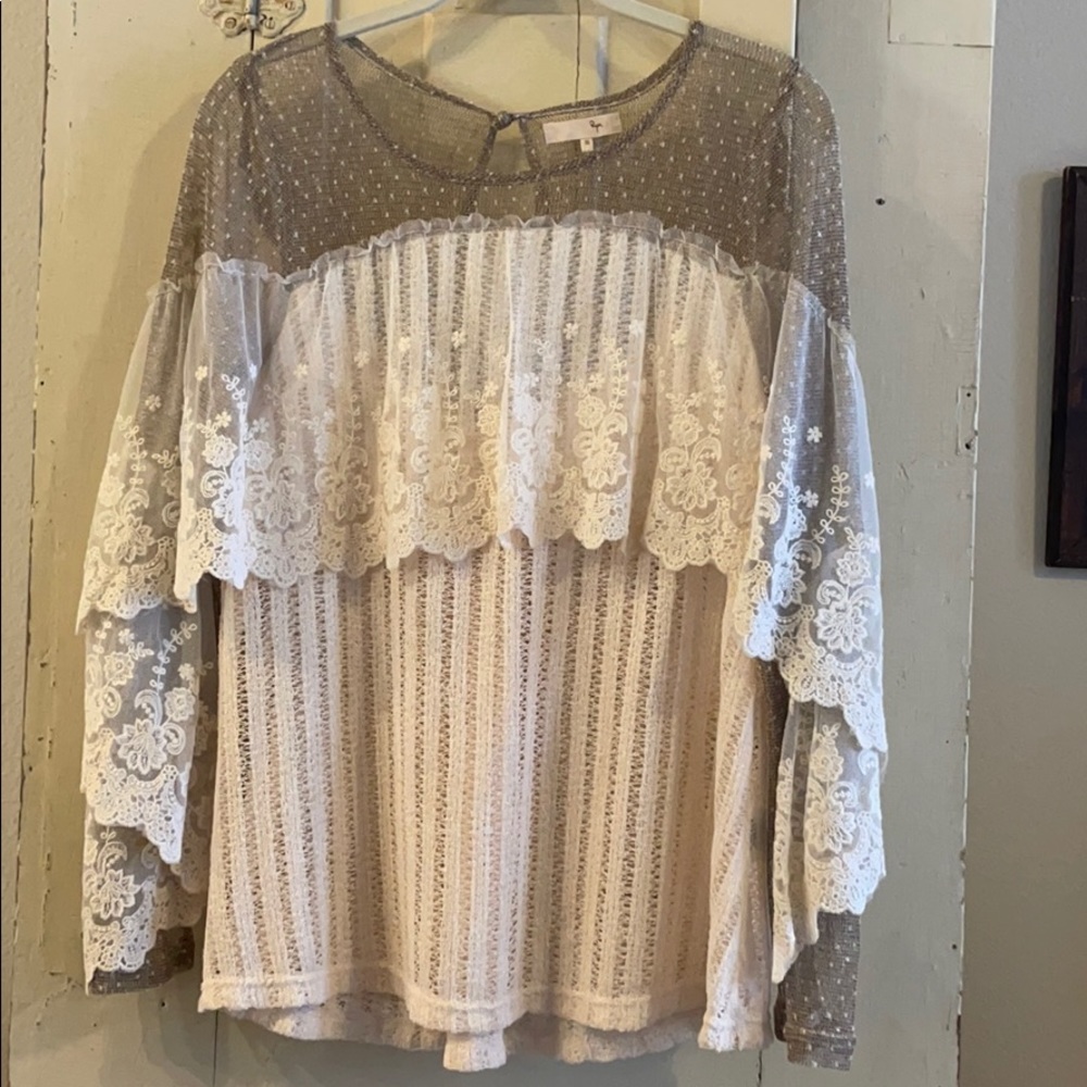 Ryu Ruffle Lightweight Sweater w/Fun Detailing!